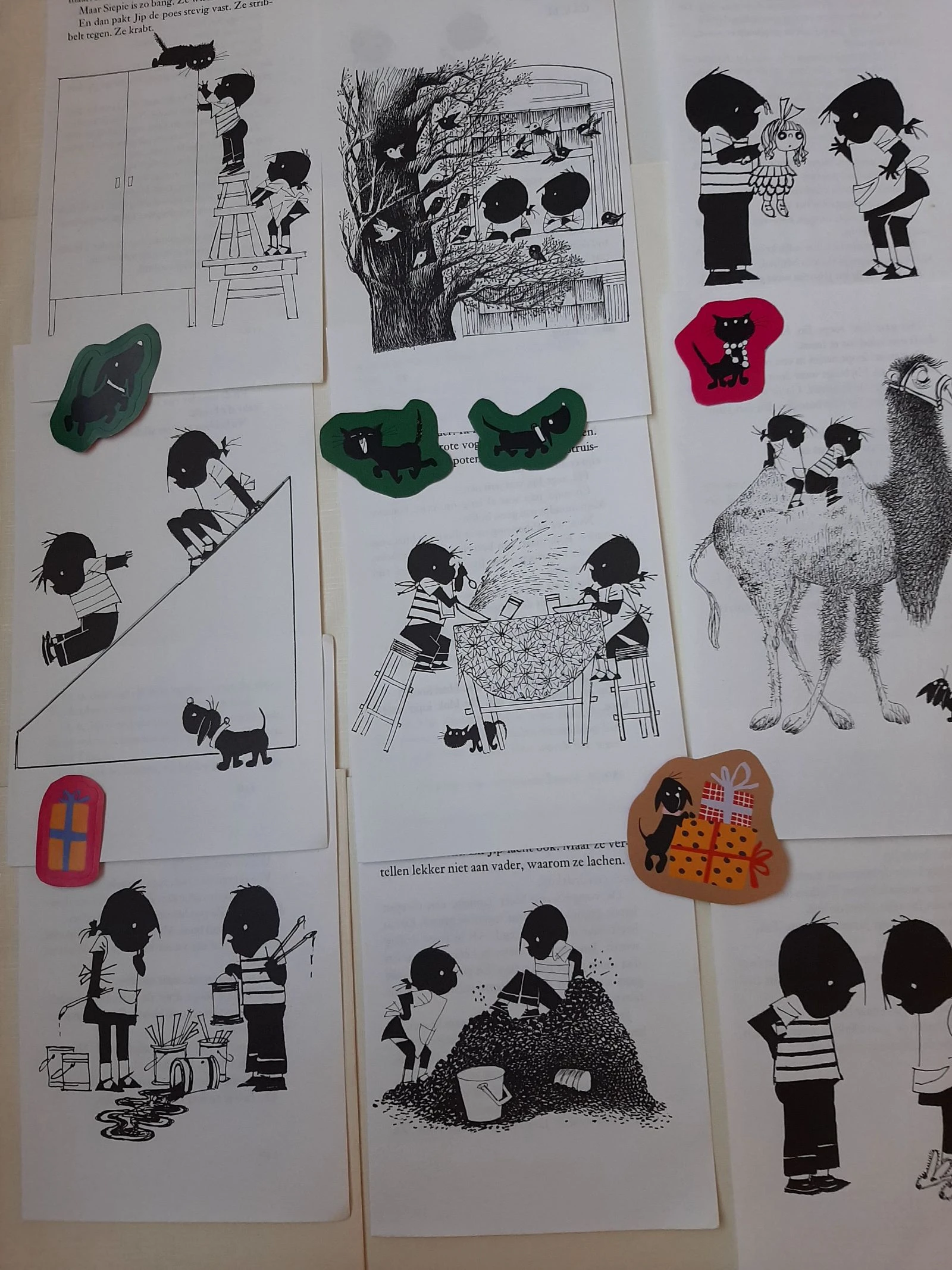 Conjunto de 9 peças em papel #jipenjanneke para #jornalismo – photo 5